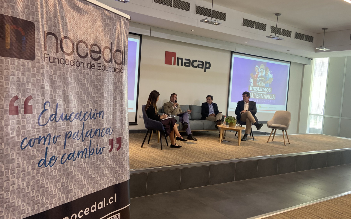 Fundación Nocedal, GrupoEducar e Inacap organizan conversatorio sobre alternancia en educación TP