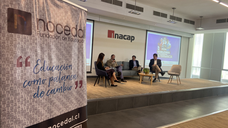 Fundación Nocedal, GrupoEducar e Inacap organizan conversatorio sobre alternancia en educación TP