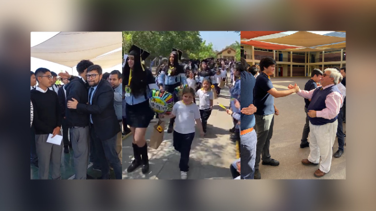 Los docentes de los colegios de Fundación Nocedal despiden a una nueva generación de alumnos de IV medio